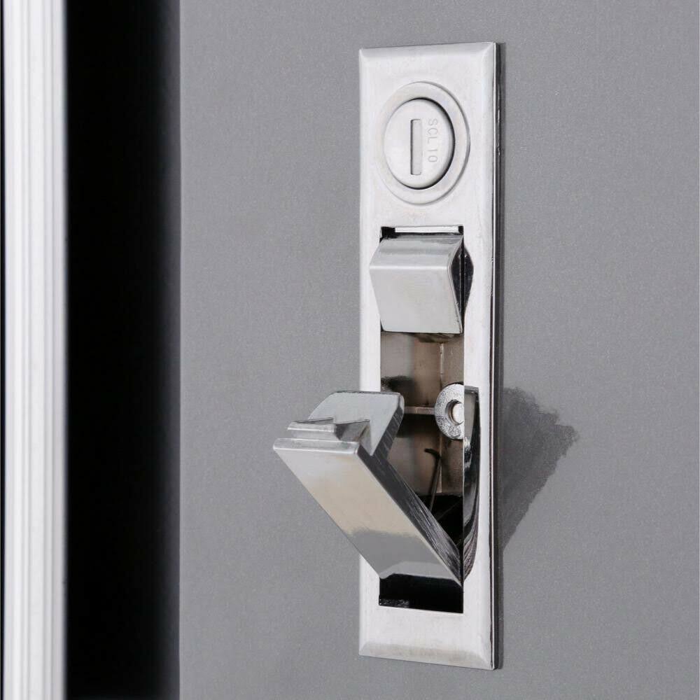 Husky 26 in. H x 30 in. W x 12 in. D Deluxe Steel Garage Wall Cabinet in Black/Grey