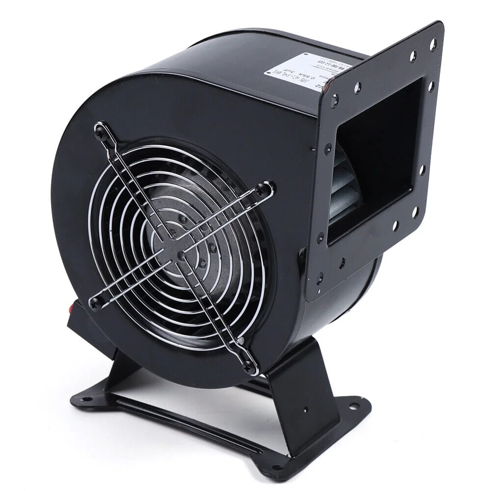 Miumaeov Centrifugal Blower Fan Kitchen Extractor Fan 110V 120W Wood Furnace Boiler Blower 2600r/min 196CFM DC High Airflow Blower Centrifugal Fan