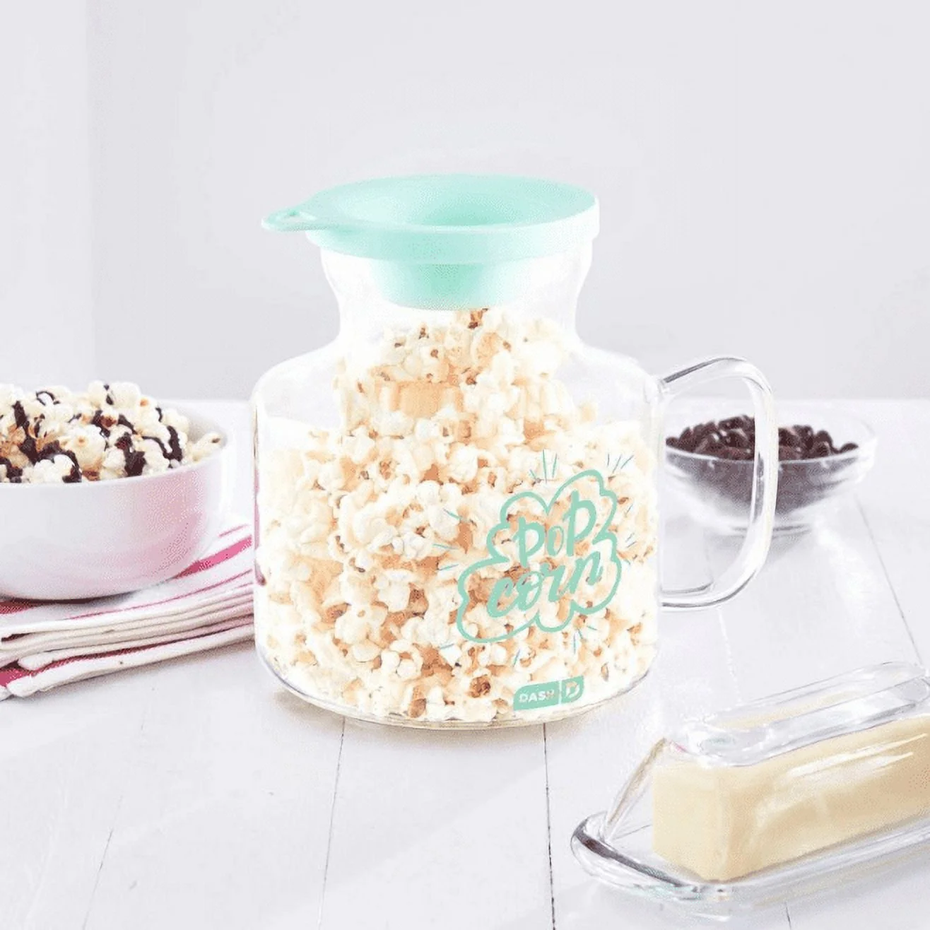 Dash Microwave Popcorn Popper - Aqua