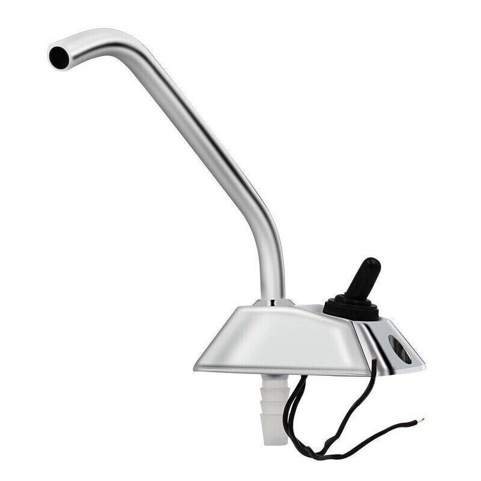 RV Kitchen Spout Tall Faucet Stainless Steel Hand Pump New Old Style
