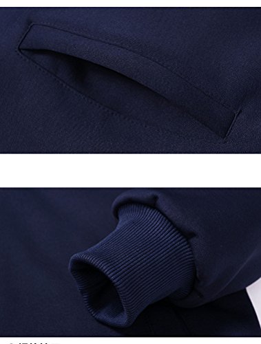 PASOK Men's Casual Tracksuit Full Zip Running Jogging Athletic Sports Jacket and Pants Set