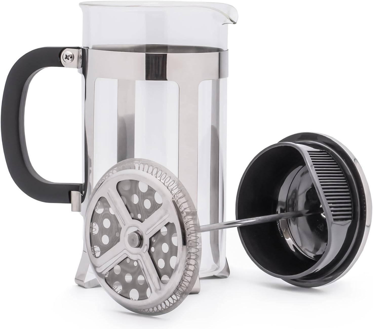 French Press Machine - Coffee Press - French Press Coffee Maker - French Press Kit - French Press - Stainless Steel French Press - French Press Set - French Press Large - Improved Model 2018