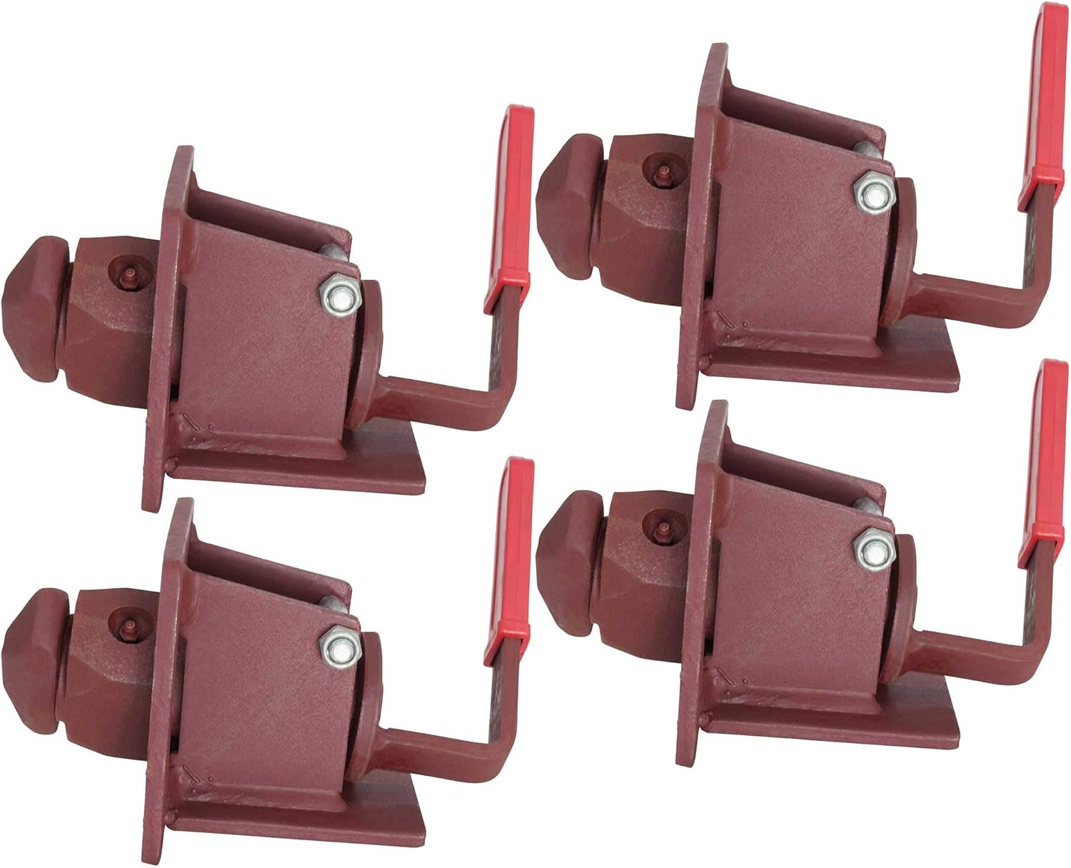 Mytee Products Sea and Rail Shipping Container Manual Twist Lock Weld Type for Chassis (4 Pack)
