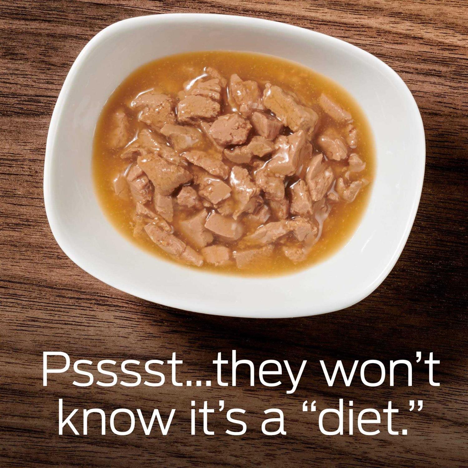 Purina Pro Plan Veterinary Diets OM Overweight Management Savory Selects with Salmon Feline Formula Wet Cat Food - Pet Supplies online store