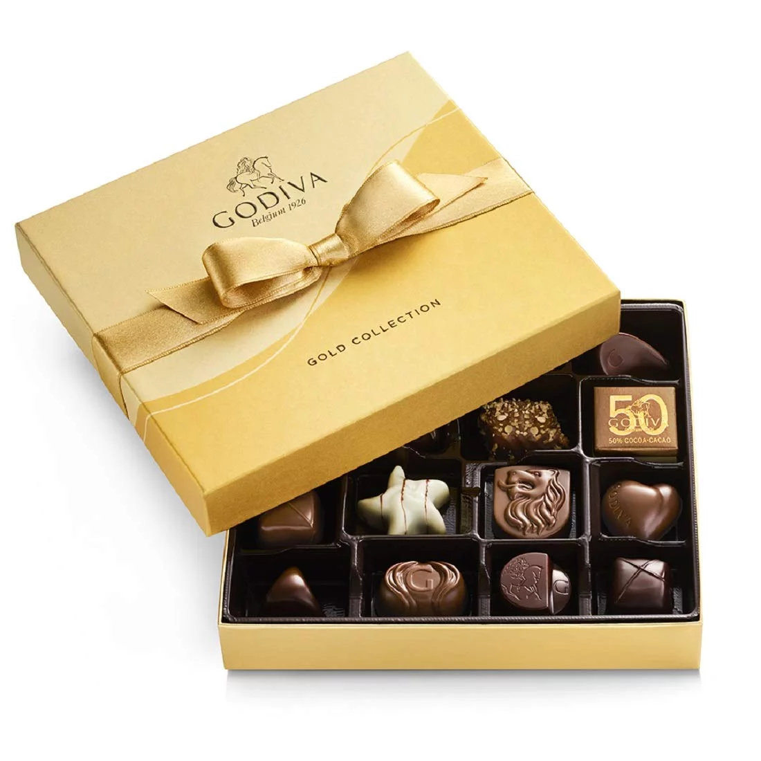 Godiva Chocolatier Chocolate Gold Gift Box, Assorted, 19 Pc.