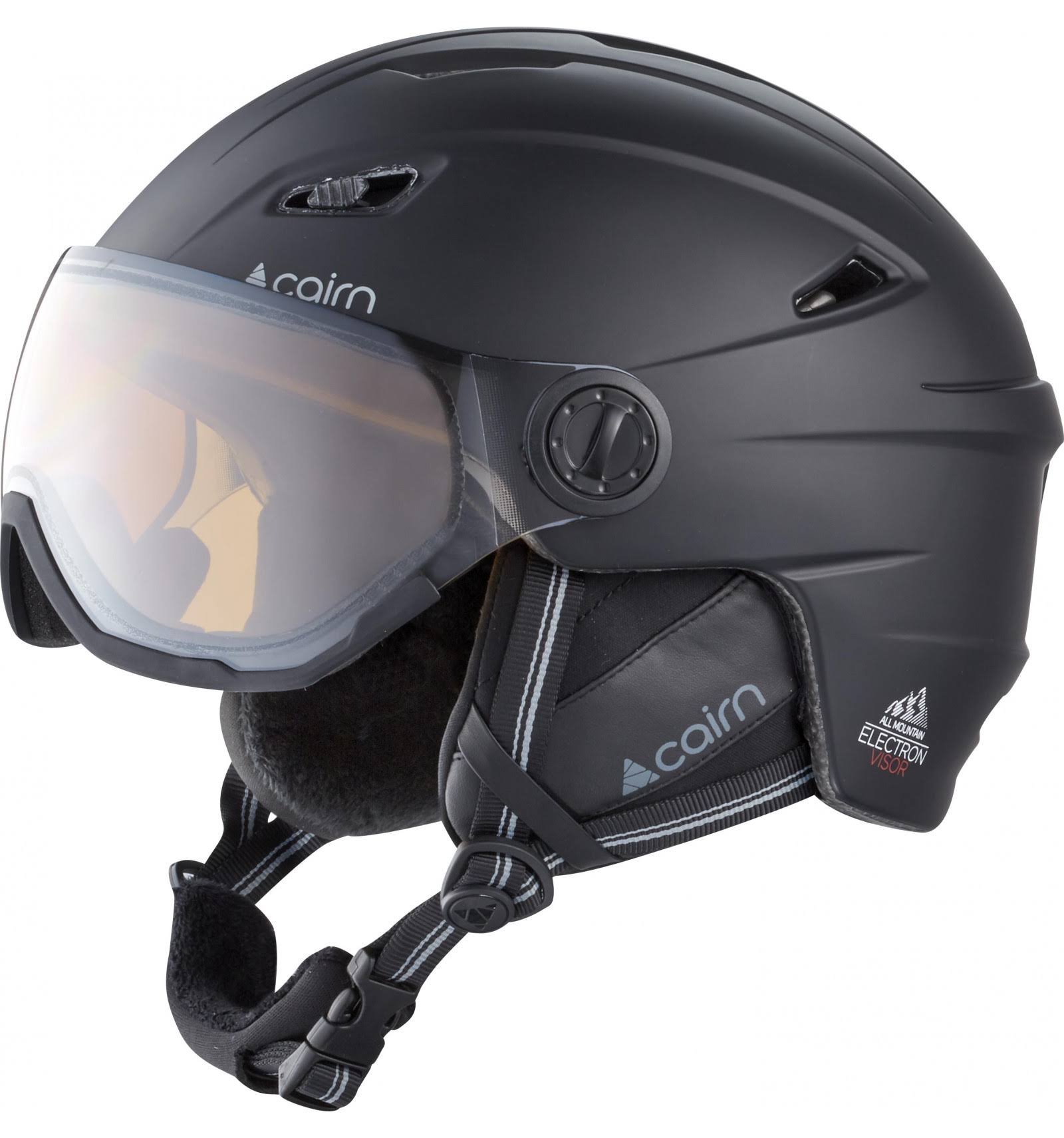 Cairn Electron Visor Photochromic Helmet (Mat Black)