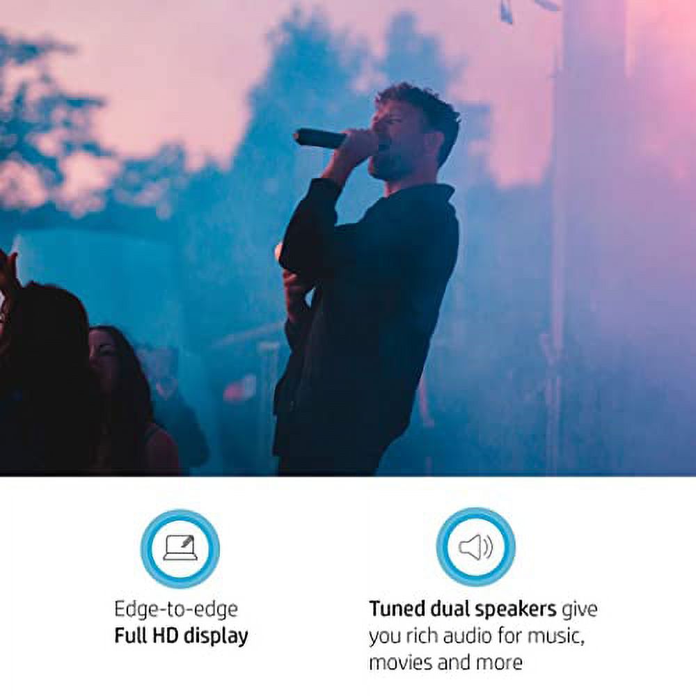 HP 15.6'' FHD IPS Micro-Edge Laptop, AMD 6-Core Ryzen 5 5500U (Beat Core i5-10400F), 32GB RAM, 1TB PCIe SSD, USB-C, HDMI, SD Reader, WiFi, Full Size KB, M-ytrix HDMI Cable, Win 11