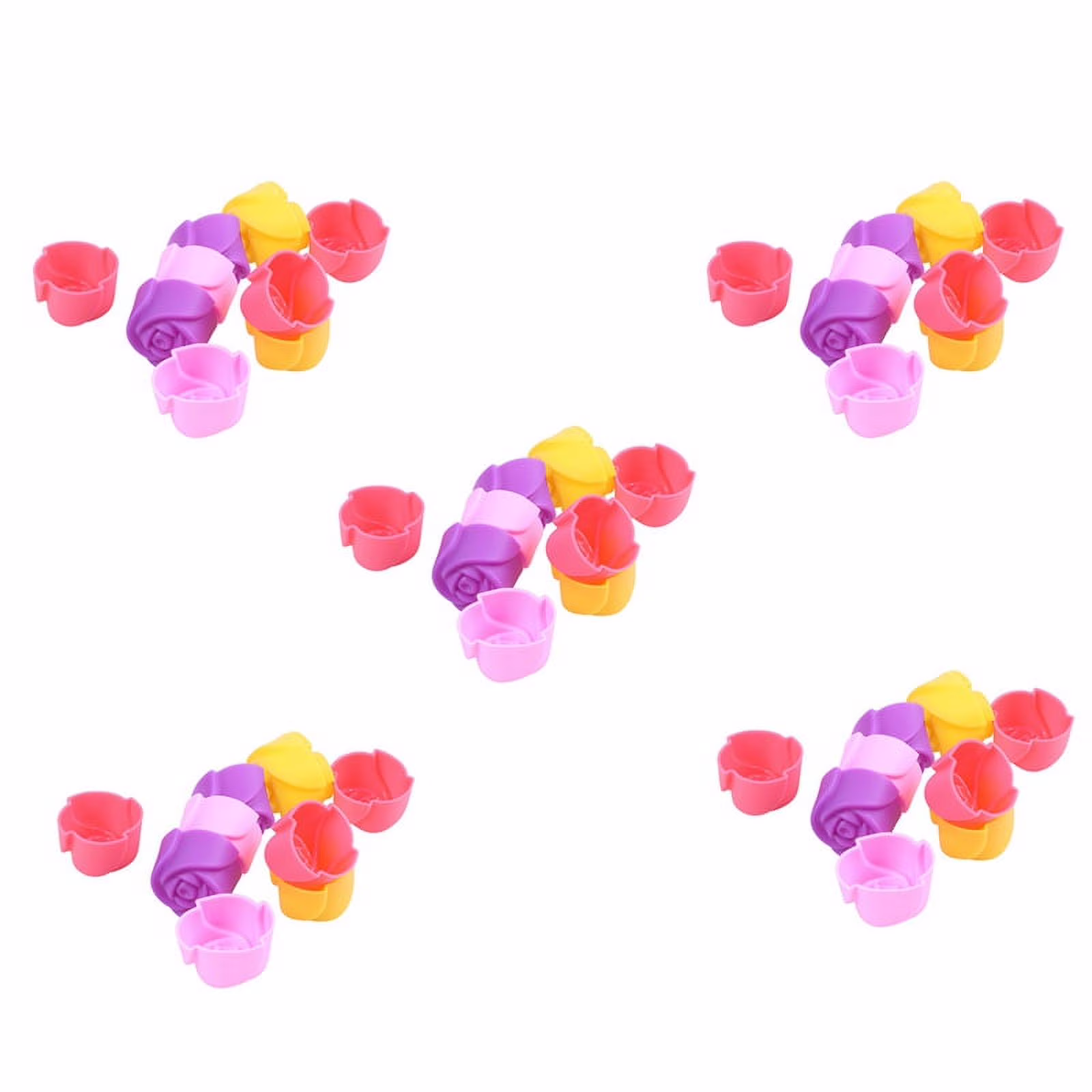 50X Silicone Muffin Cookie Cup Cake Baking Mold Chocolate Jelly Maker Mould