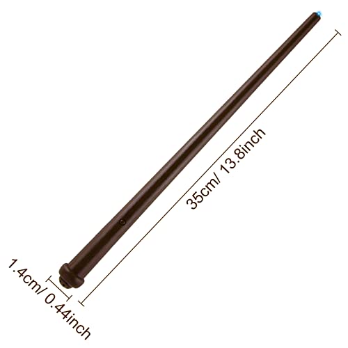 MIAHART 10 Pcs Magic Light up Wands Illuminating Wizard Wands Sound Toy Witch Wands for Halloween Cosplay Masquerade Party Costume Accessory