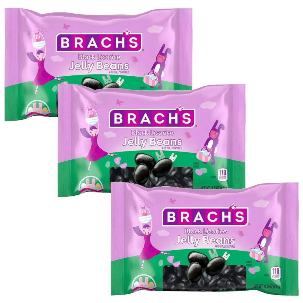 Brach's Easter Black Jelly Bird Eggs 14.5oz 3 Pack
