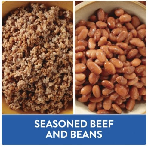 El Monterey Beef & Bean Chimichangas, with ice cold pack 32 oz, 8 Count (Frozen) - Pack of 3