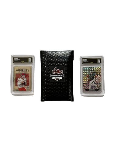 Football Mystery Slabs | 2 Graded Cards | Grade 8+ Guaranteed | PSA, SGC, GMA, and More