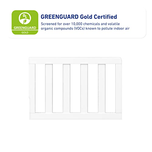 Graco Storkcraft Toddler Safety Guardrail with Slats (Olive) – GREENGUARD Gold Certified, Converts Compatible Storkcraft Crib to Toddler Bed, Each Toddler Guardrail Sold Individually