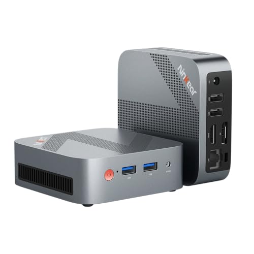 Mini PC W-11, Mini-PC with Intel CPU N150(up to 3.6GHz), 16 GB DDR4 RAM 512 GB M.2 SSD Micro Gaming PC, 4K Dual Display, HDMI 2.0/DP, USB 3.0/WiFi 5/BT 5, Fit Office Home School