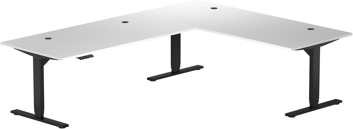 Progressive Desk L Shaped Height Adjustable Standing Desk 90