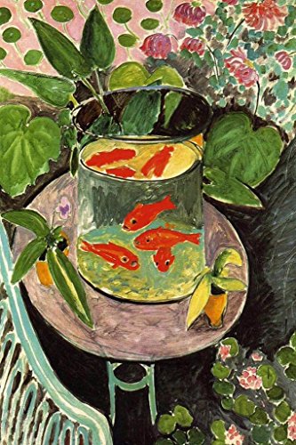 Henri Matisse Goldfish Matisse Wall Art Abstract Art Poster Print French Fine Art Colorism Abstract Poster Prints Aesthetic Henri Matisse Paintings Cool Huge Large Giant Poster Art 36x54