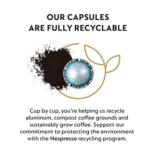 Nespresso Capsules Vertuo, Ice Leggero, 50-Count Double Espresso Coffee Pods, Brews 2.7 oz. fl.