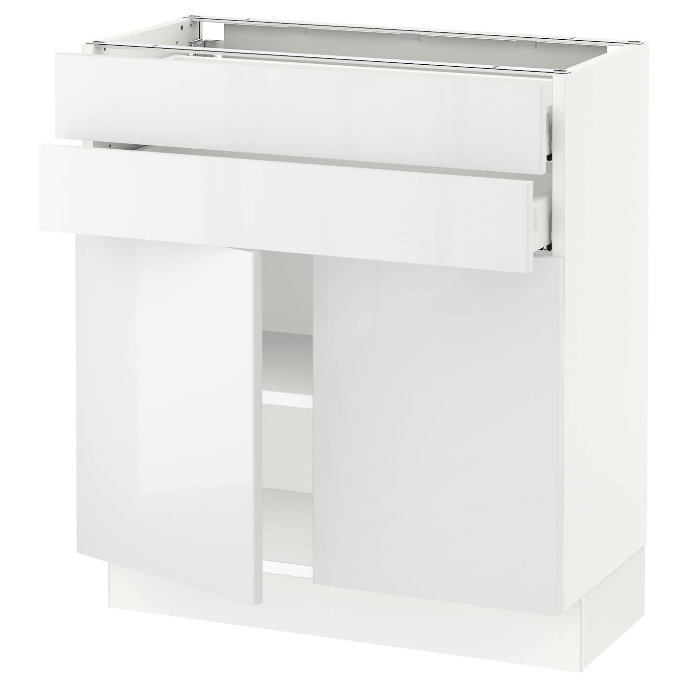 IKEA - SEKTION / MAXIMERA Base Cabinet W 2 doors/2 Drawers, white/Ringhult White, 30x15x30 89354446