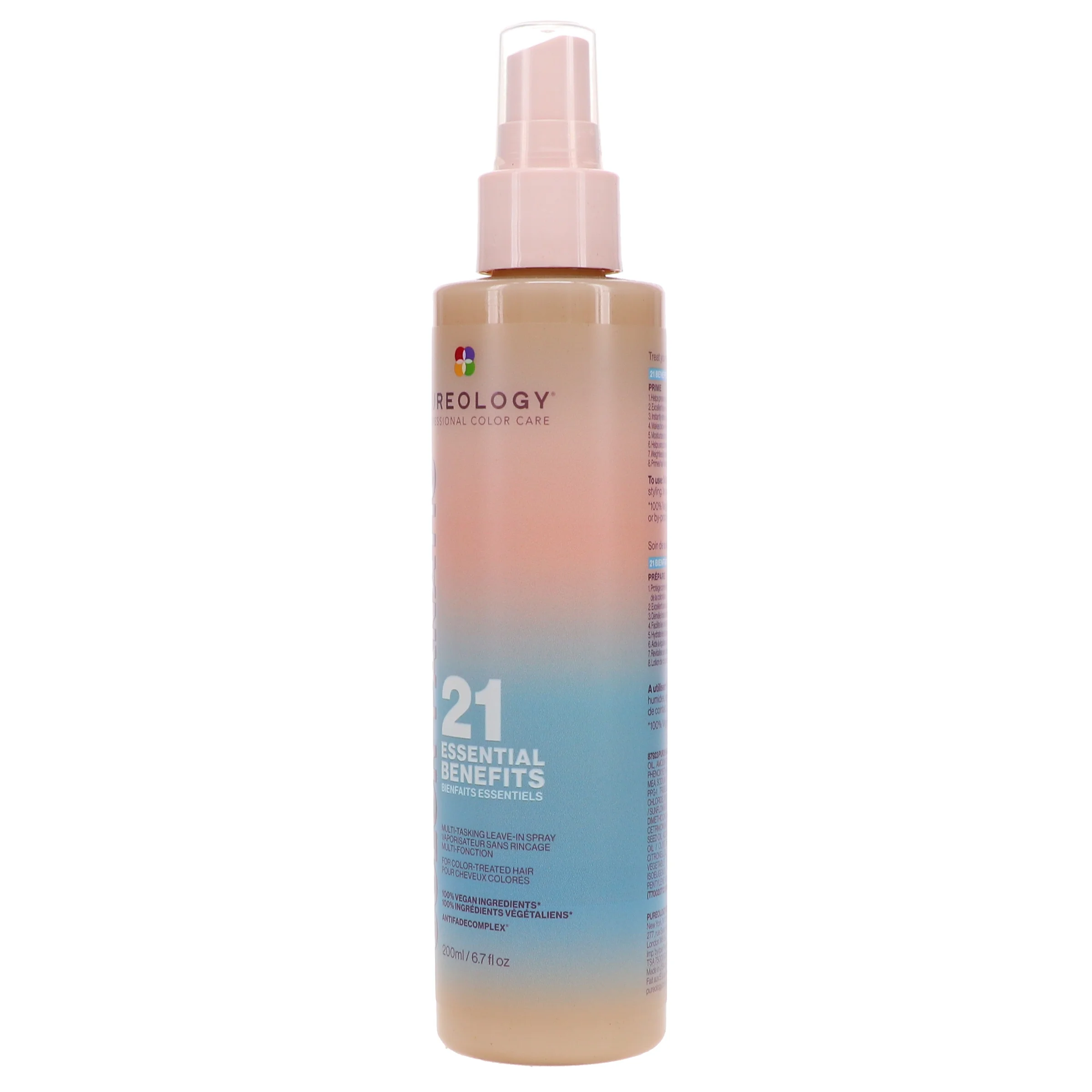 Pureology Color Fanatic 21 Essential Benefits Multi-Tasking Leave-In Spray 6.7 oz