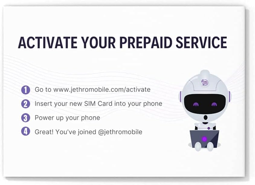 Jethro Mobile $100 Phone Plan for 365 Days - Unlimited Talk and Text and No Data, Perfect for Senior Cell Phones, (SIM Card Kit Included)
