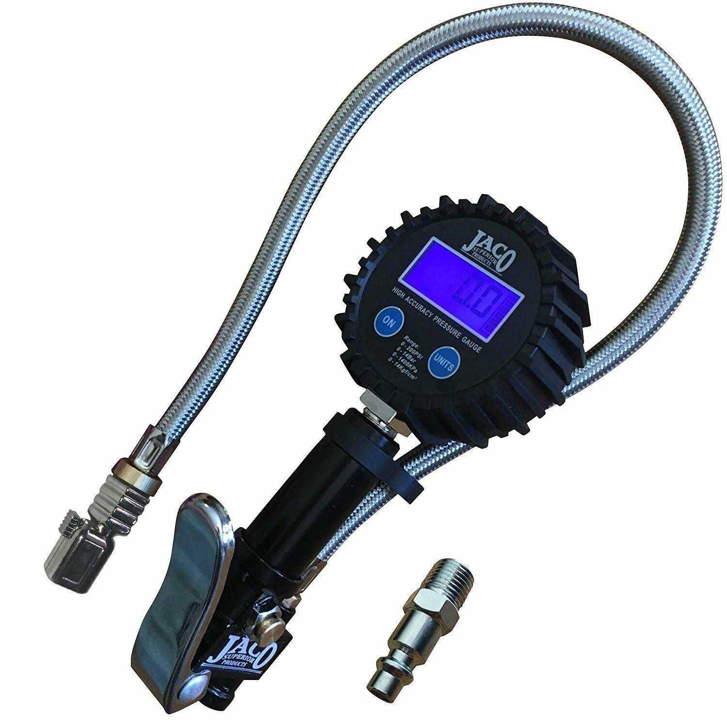 JACO FlowPro Digital Tire Inflator with Pressure Gauge - Sports Supplies Online Store