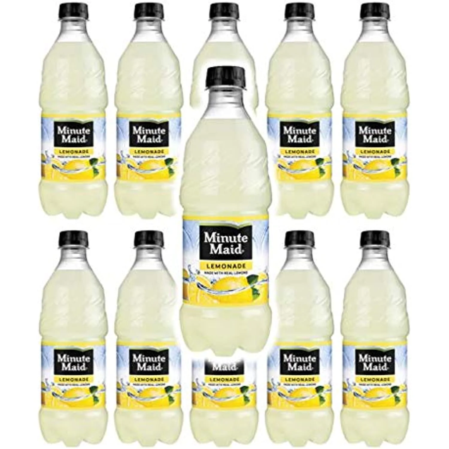 Minute Maid Lemonade 20Oz Bottles Pack Of 10 (Total Of 200 Fl Oz)