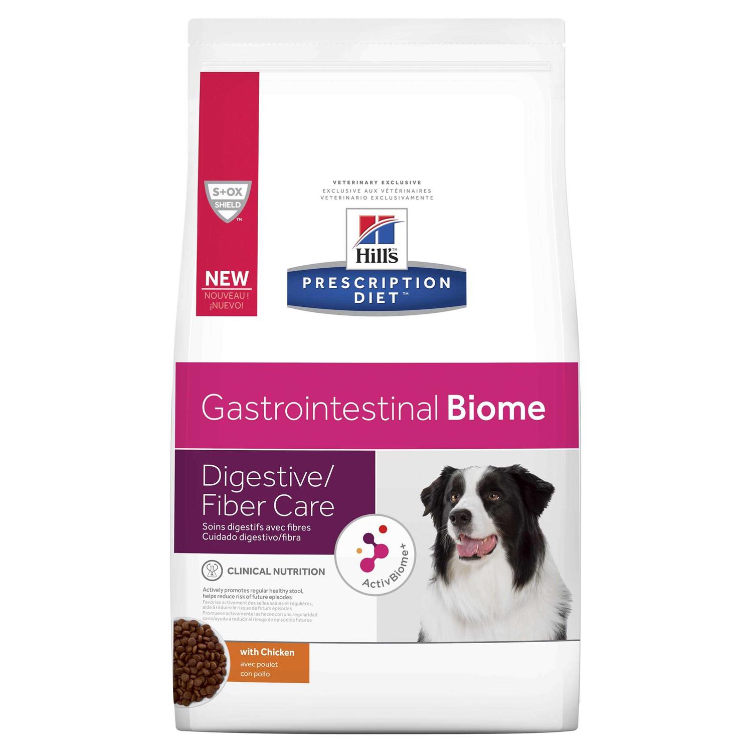 Hill&s Prescription Diet Gastrointestinal Biome Digestive Fiber Care Chicken Dry Dog Food - Pet Supplies online store