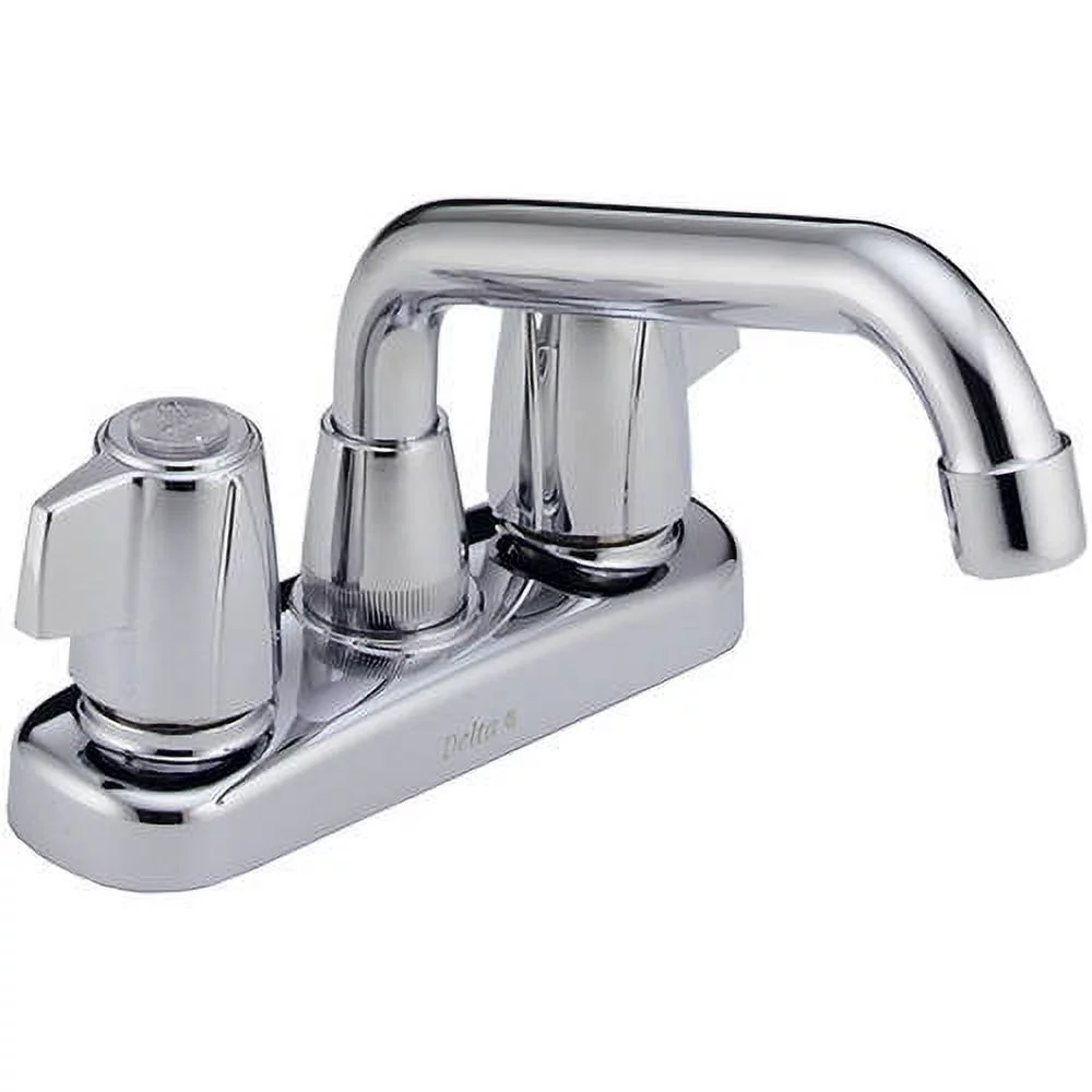 Delta 2123LF Classic Lavatory Faucet with Two Blade Handles, Chrome