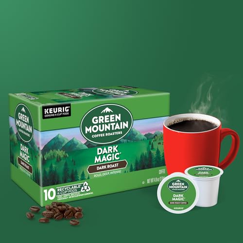 Green Mountain Coffee Roasters Dark Magic Keurig Single-Serve K-Cup Pods, Dark Roast Coffee, 72 Count