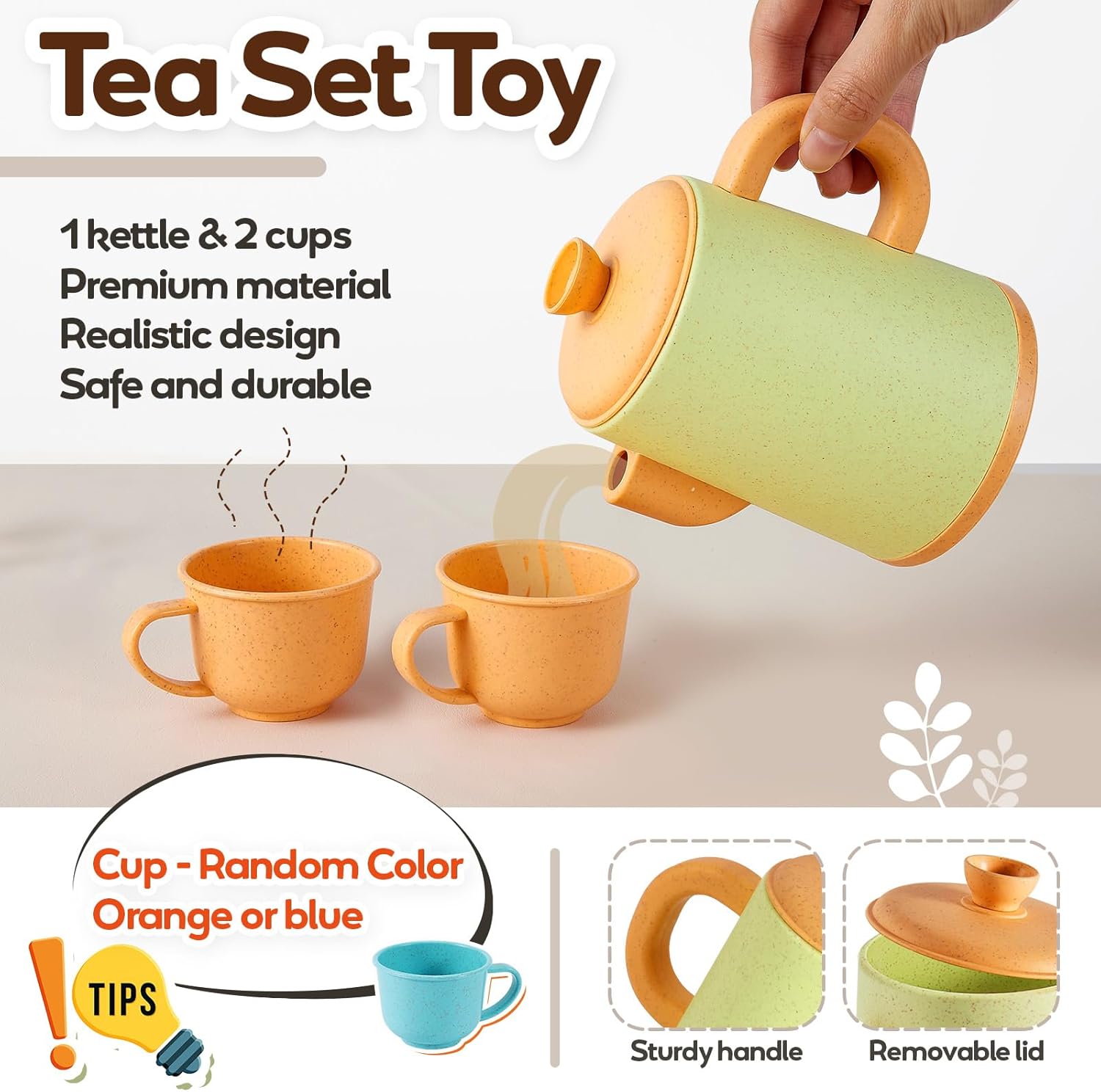 Play Kitchen Pots and Pans Set for Kids, Pretend Role Play Cooking Toys Gifts for Toddlers Girls Boys Ages 3 4 5 6