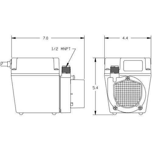 Little Giant, 504203, 4E-34NR Small Submersible Pump