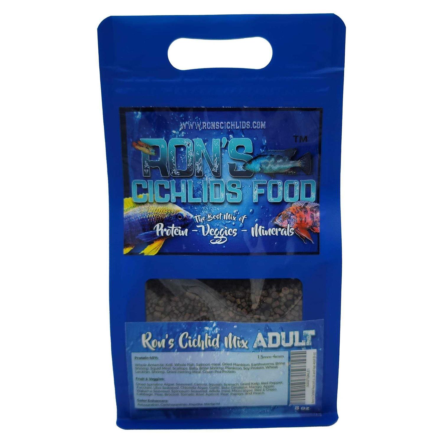RONS CICHLIDS Rons cichlid Fish Food for African cichlids Tetras Other Tropical Fish - Pet Supplies online store