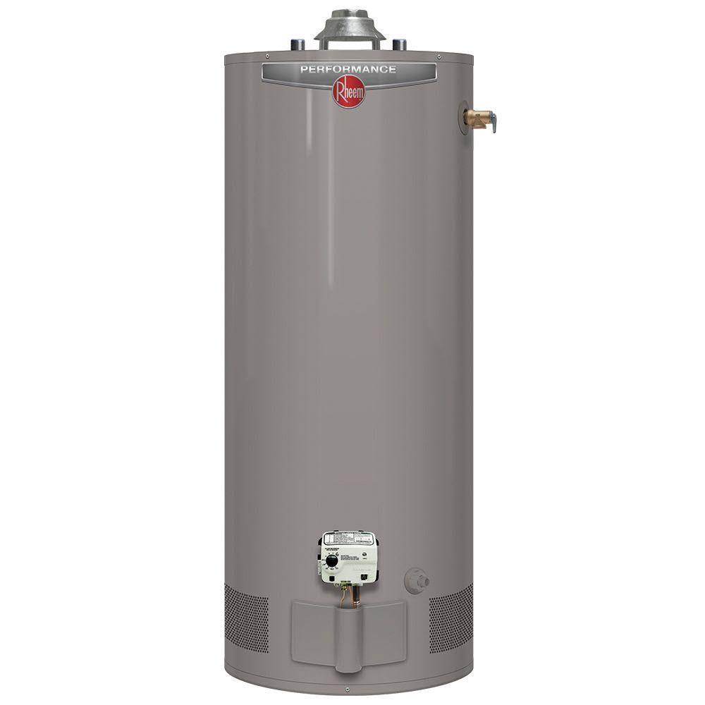 Rheem Performance 50 gal. Short 6 Year 40,000 BTU Natural Gas Tank Water Heater 641133