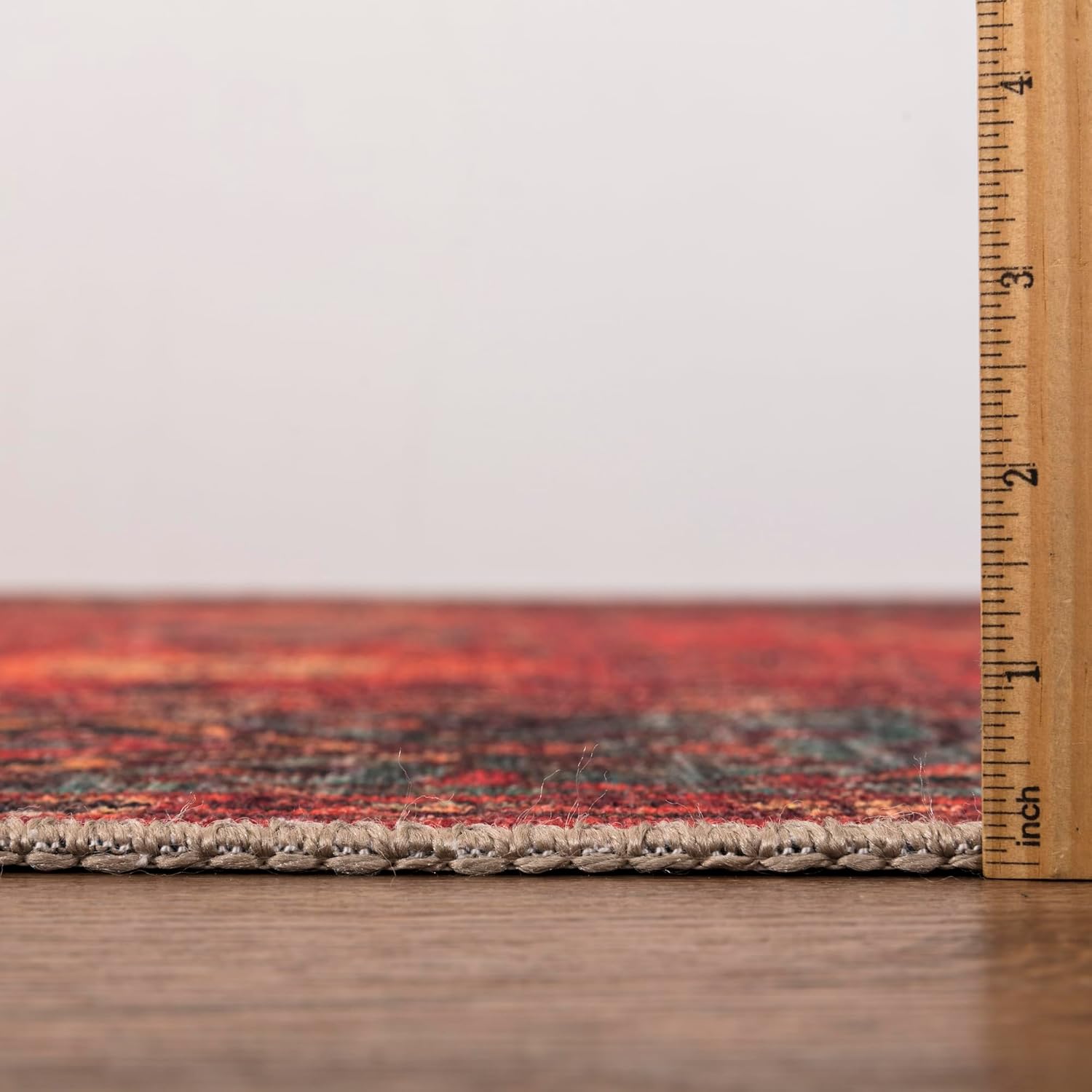 Keen Home Design Machine Washable Area Rugs with Non-slip Backing, Ideal for Hallway, Living Room, Bedroom, Kitchen and Laundry Room, Vintage Moroccan and Low Pile Rug - (5' x 7')