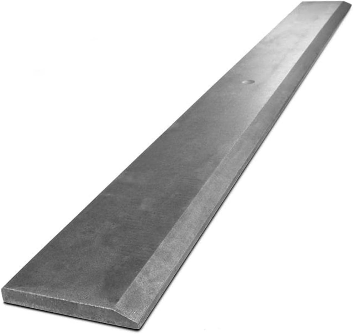 Titan 72 Bucket Cutting Edge Hardened 1055 Carbon Steel 3/4 Skidsteer Tractor Loader Blade Scraper