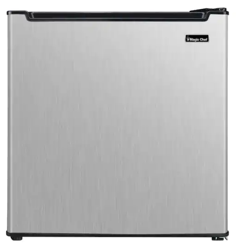 1.7 cu. ft. Freezerless Mini Fridge in Stainless Steel