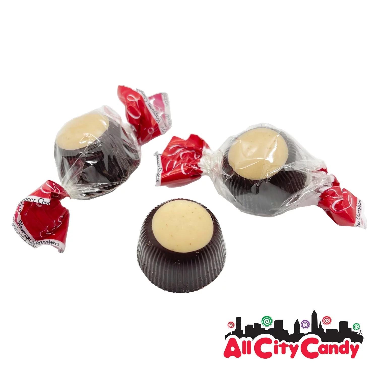 Ohio Made Waggoner Dark Chocolate & Peanut Butter Buckeye Candy Bulk Bags