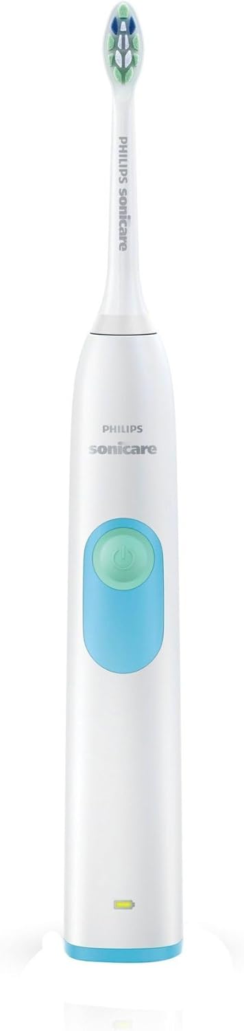 Philips Sonicare 2 Series Plaque Control White Rechargeable Electric Toothbrush, BROAGE Black Cleaning Cloth