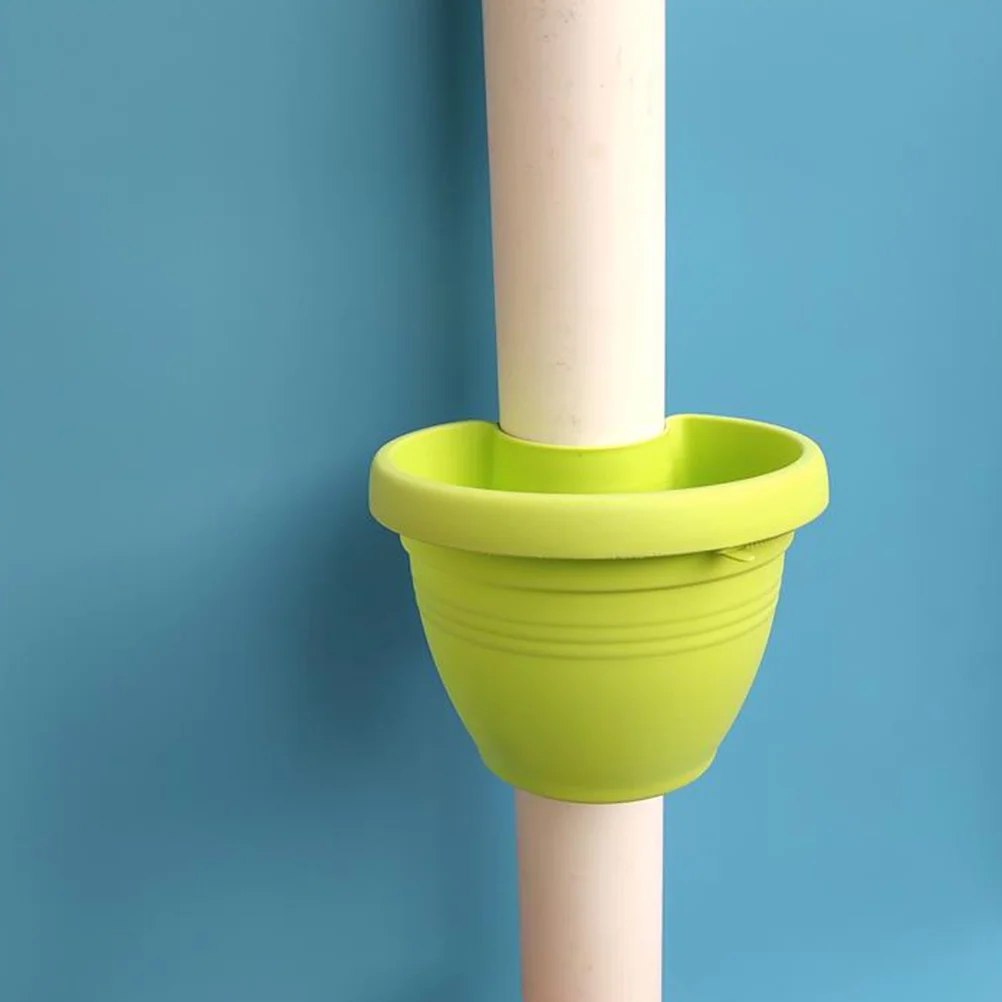 3 Pcs Drain Pipe Pot Flower Pots Hanging Basket Office