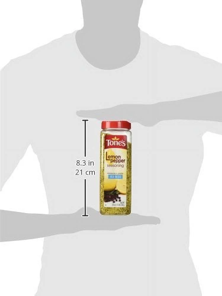 2 Pack | Tone's Lemon Pepper Seasoning (28 oz.)