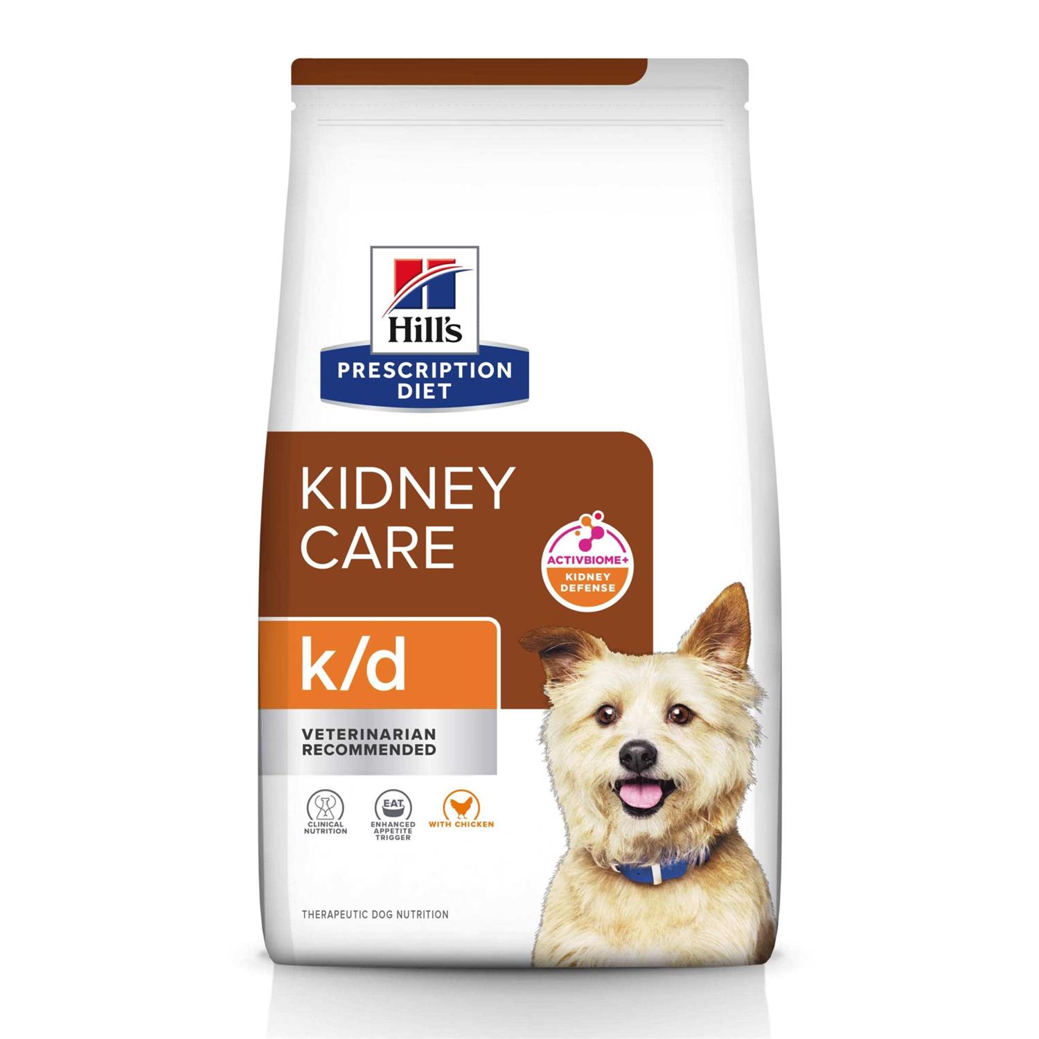 Hill's Prescription Diet k/d Kidney Care with Chicken Dry Dog Food - Pet Supplies online store
