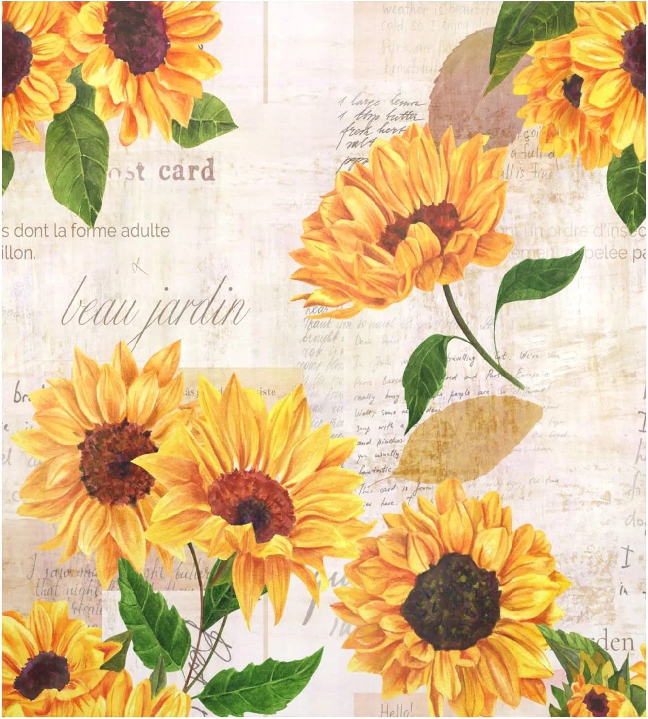 Coolnut Sunflower Dishwasher Magnet Cover 23