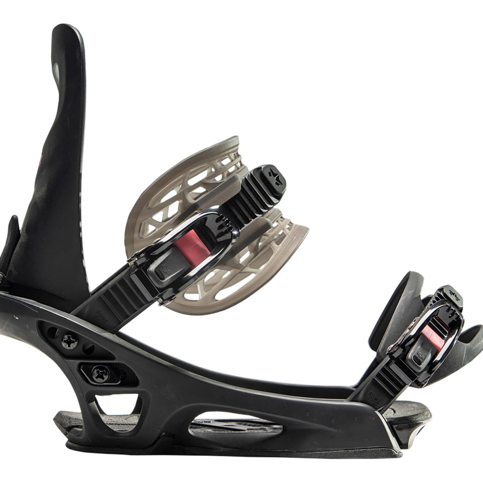 Rome Glade Snowboard Binding Black, S/M