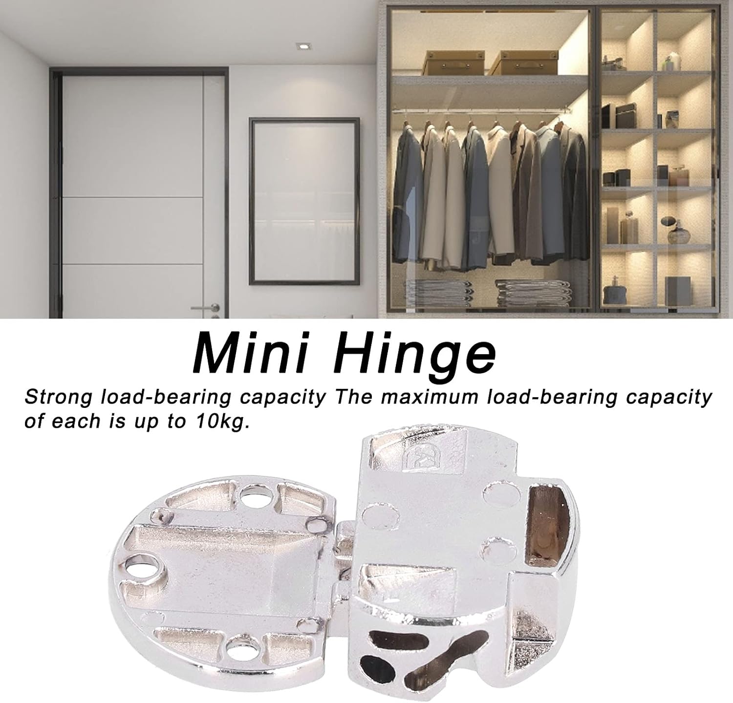 90Degree Zinc Alloy Flap Hinge,Elegant Mini Foldable Table Hinge for Versatile Furniture for Wardrobe 90 Degree Folding Support Hinge