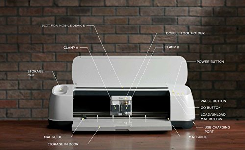 Cricut Maker - Smart Cutting Machine - With 10X Cutting Force, Cuts 300+ Materials, Create 3D Art, Home Decor, Bluetooth Connectivity, works with iOS, Android, Windows & Mac, Champagne,26.38 x 11 x 11