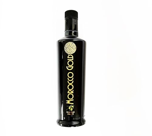 Morocco Gold New Harvest Extra Virgin Olive Oil Early Harvest – Cold Pressed – Polyphenol Rich 652mg/kg EVOO Fresh Harvest Pure and Natural. 500ml/17 Fl Oz