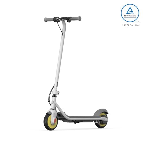 Segway Ninebot eKickScooter - Electric Scooter for Kids 6-14, w/t Adjustable Handlebar Height (Only C2 Pro) for Riders up to 132 lbs, Includes New Cruise Mode, UL-2272 Certified