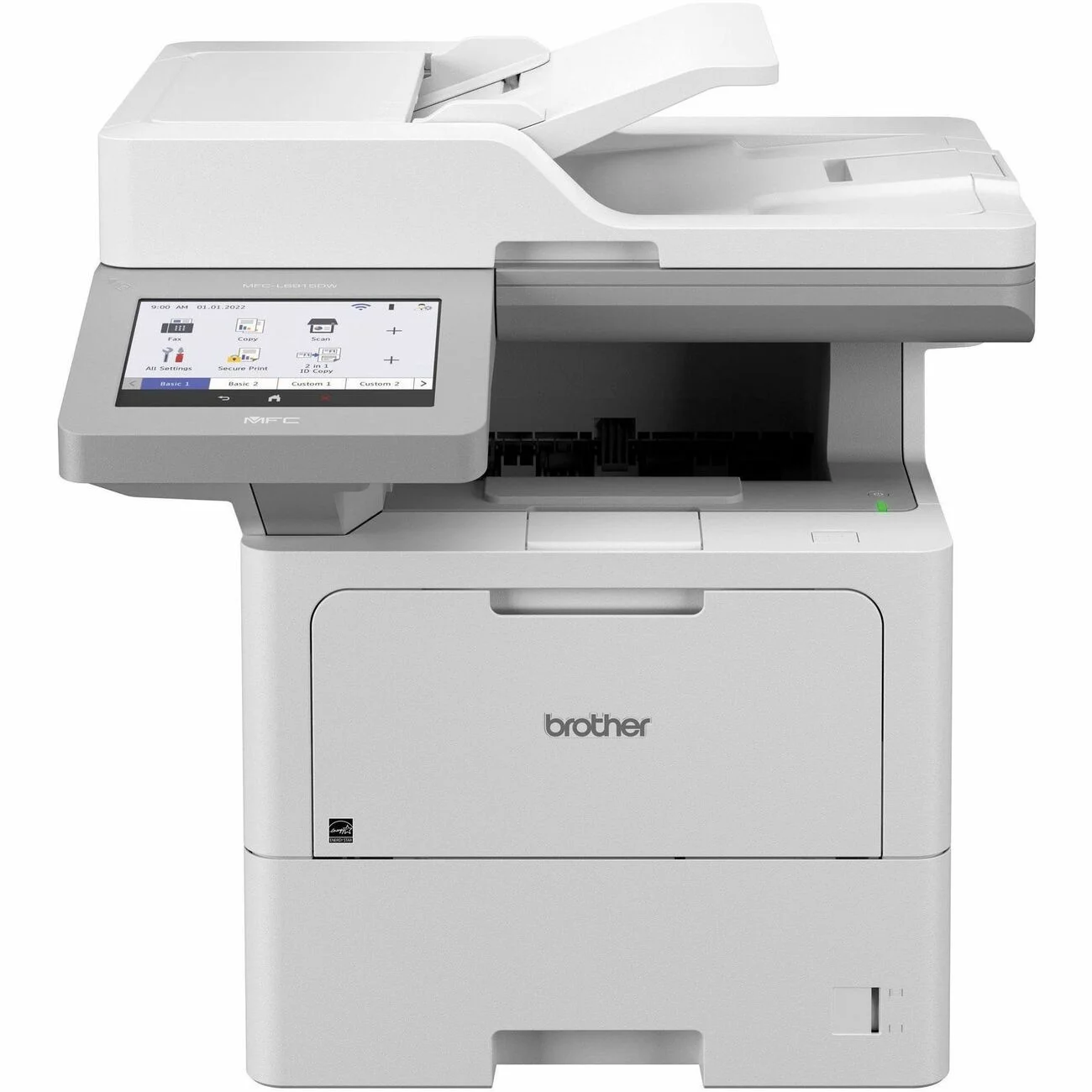 Brother MFC-L6915DW Wireless Laser Multifunction Printer - Monochrome - Copier/Fax/Printer/Scanner - 52 ppm Mono Print - 1200 x 1200 dpi Print - Automatic Duplex Print - Color Flatbed Scanner - 120...