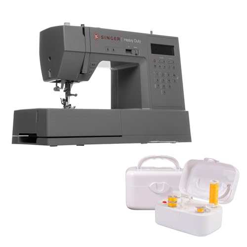 SINGER Heavy Duty 6620C Computerized Sewing Machine with Accessories | 215 Stitches, LCD Screen, Built-In Needle Threader | Easy Setup, Durable Metal Frame, Ideal for Clothes & Home Projects