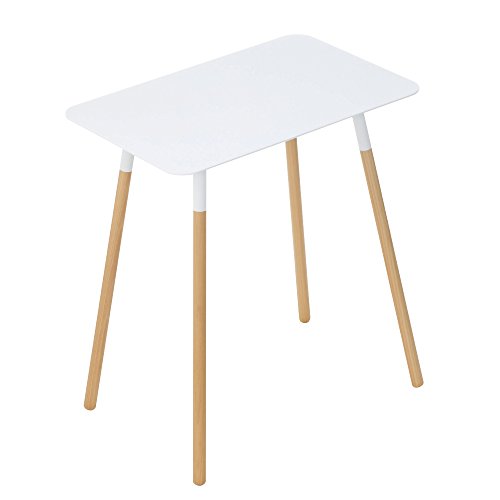 YAMAZAKI home Plain Rectangular Side Table White